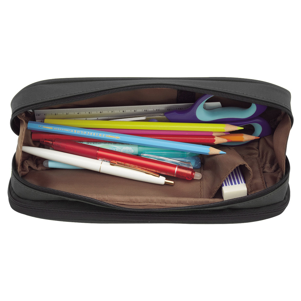 Designed for arrangement Zipper Pencil Case 2-Way