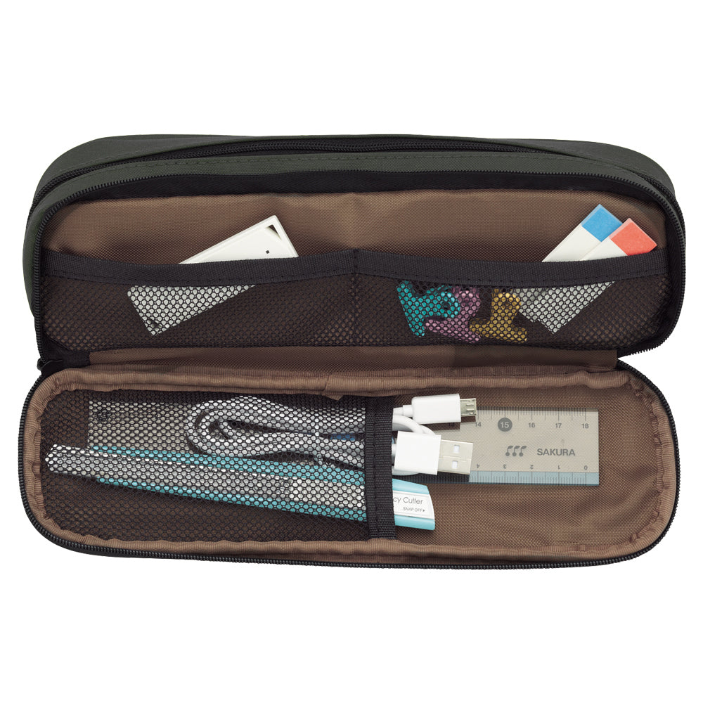 Designed for arrangement Zipper Pencil Case 2-Way