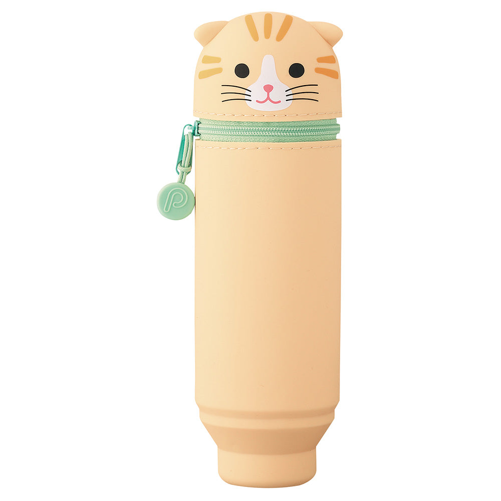 PuniLabo Stand Pen Stand Tabby Cat