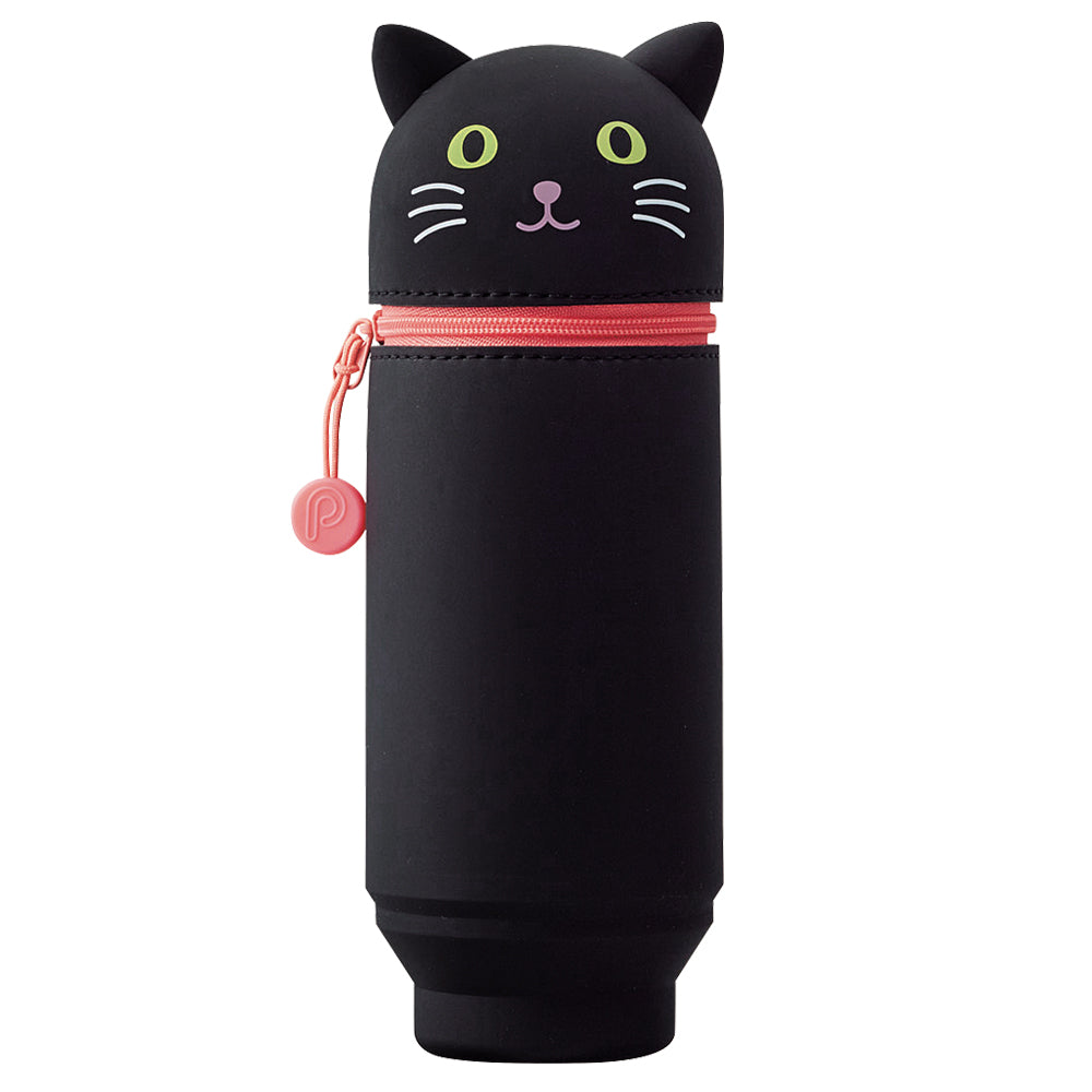PuniLabo Stand Pen Stand Black Cat