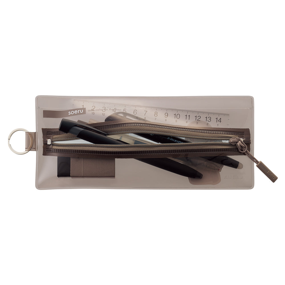 Soeru Center Zip Pen Case