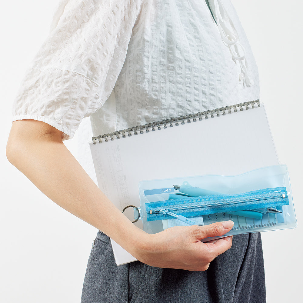 Soeru Center Zip Pen Case
