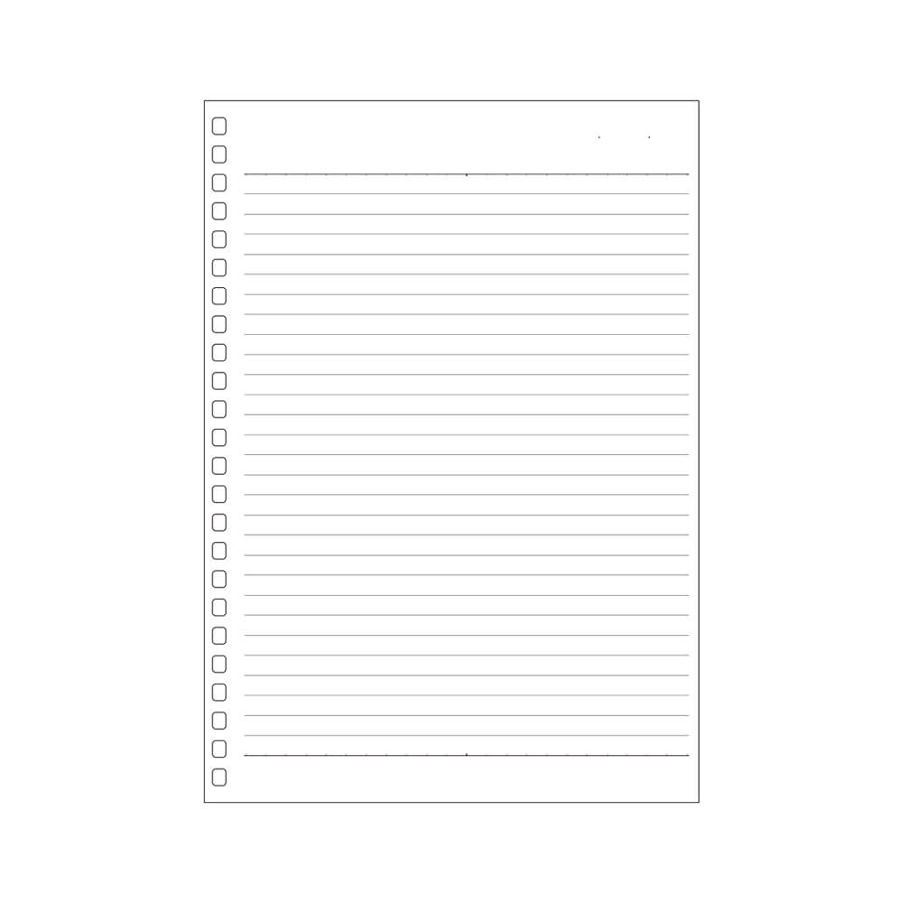 Refill Paper for Twist Notebook and Open Ring Notebook