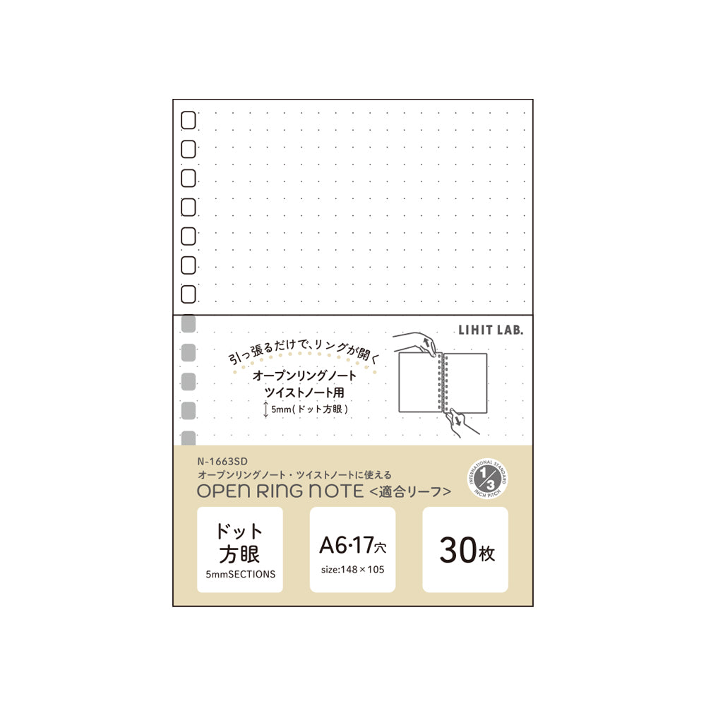 Refill Paper for Twist Notebook and Open Ring Notebook