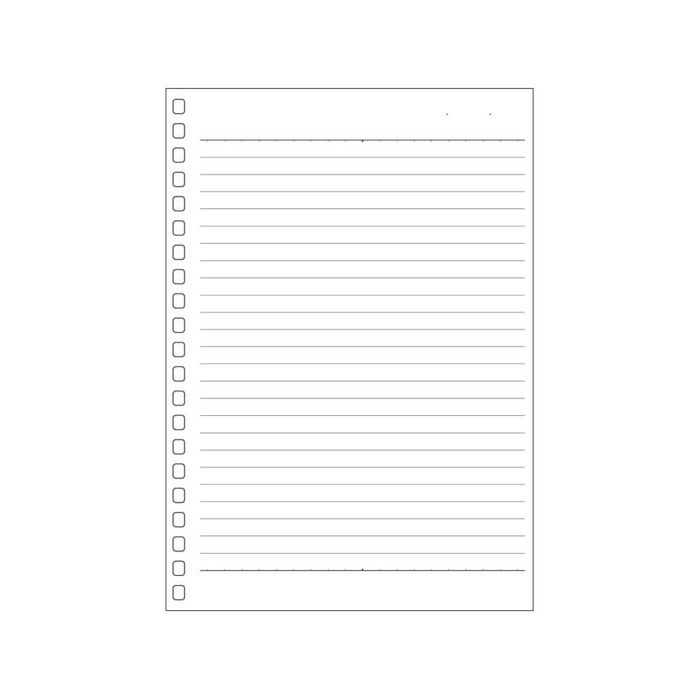 Refill Paper for Twist Notebook and Open Ring Notebook