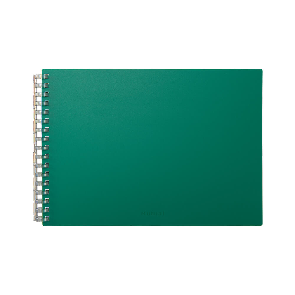 Mutual Open Ring Note Books Deep Green