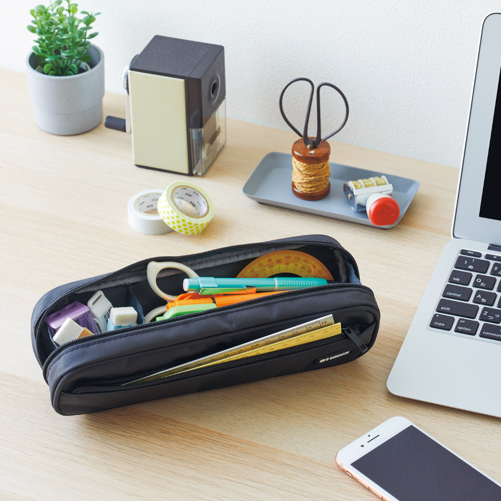 Designed for arrangement Zipper Pencil Case 2-Way
