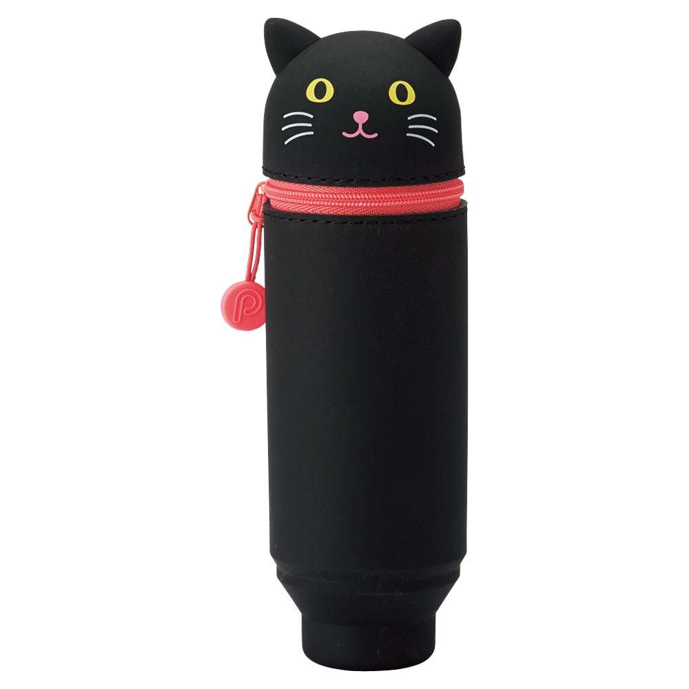 PuniLabo Stand Pen Stand Black Cat