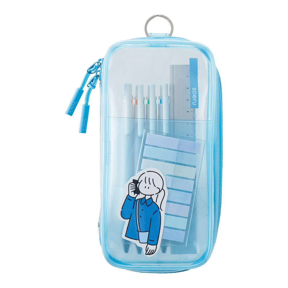 Soeru Round Zip Pen Case