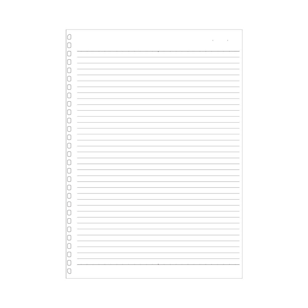 Refill Paper for Twist Notebook and Open Ring Notebook