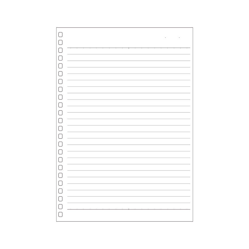 Refill Paper for Twist Notebook and Open Ring Notebook
