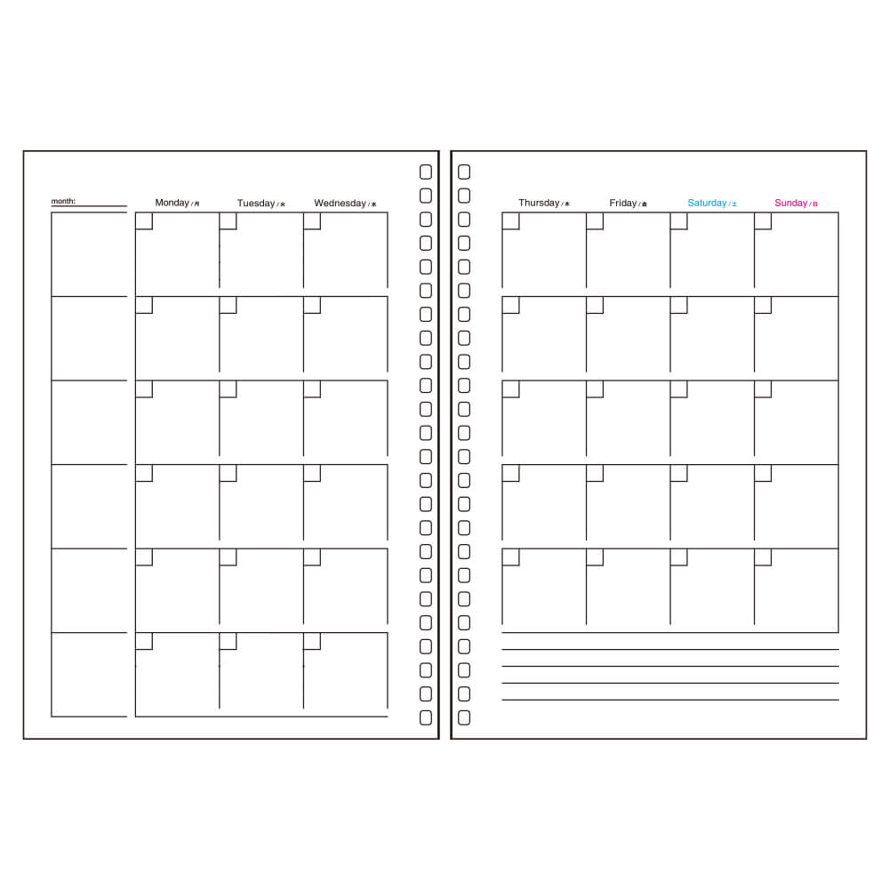 Refill Paper for Twist Notebook and Open Ring Notebook