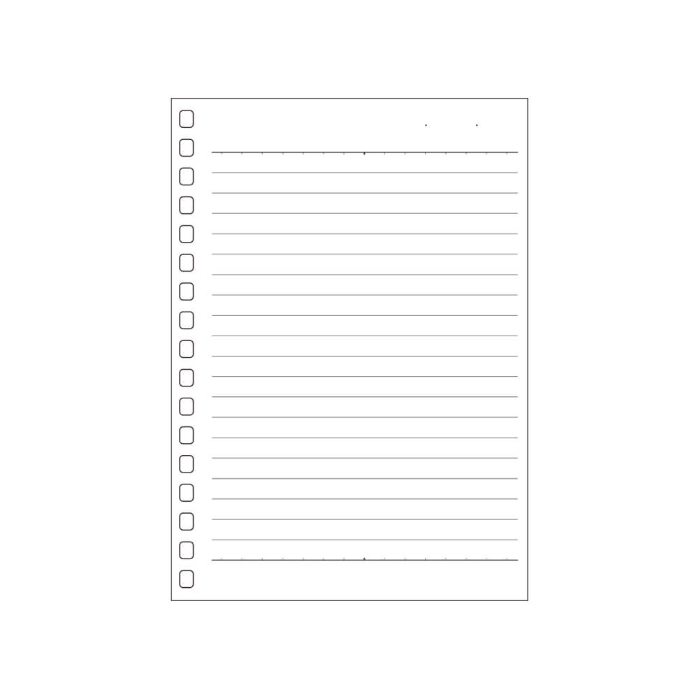 Refill Paper for Twist Notebook and Open Ring Notebook