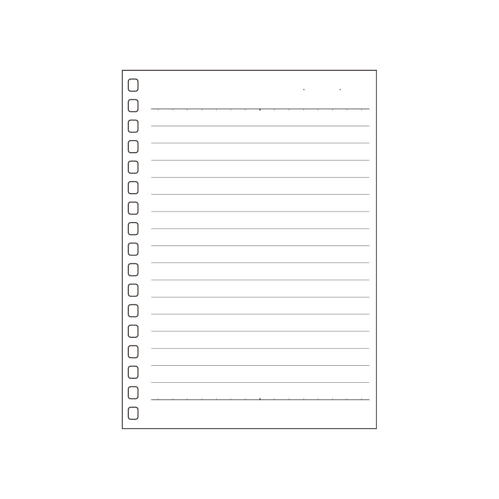 Refill Paper for Twist Notebook and Open Ring Notebook