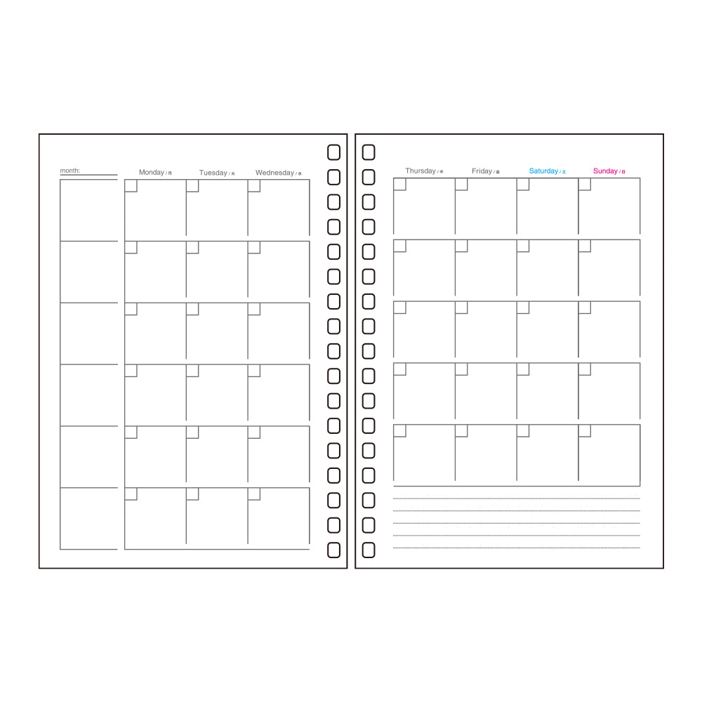 Refill Paper for Twist Notebook and Open Ring Notebook