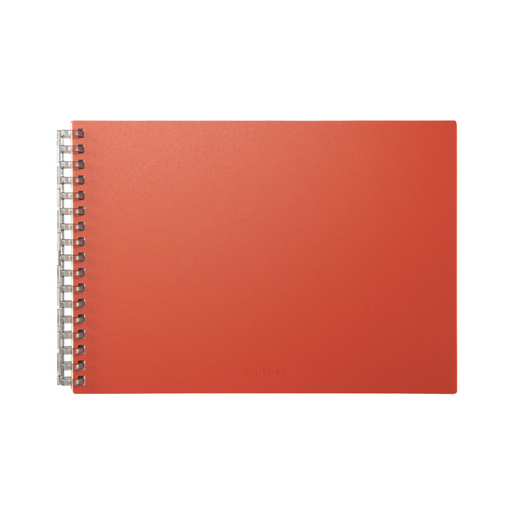 Mutual Open Ring Note Books Terracotta Orange