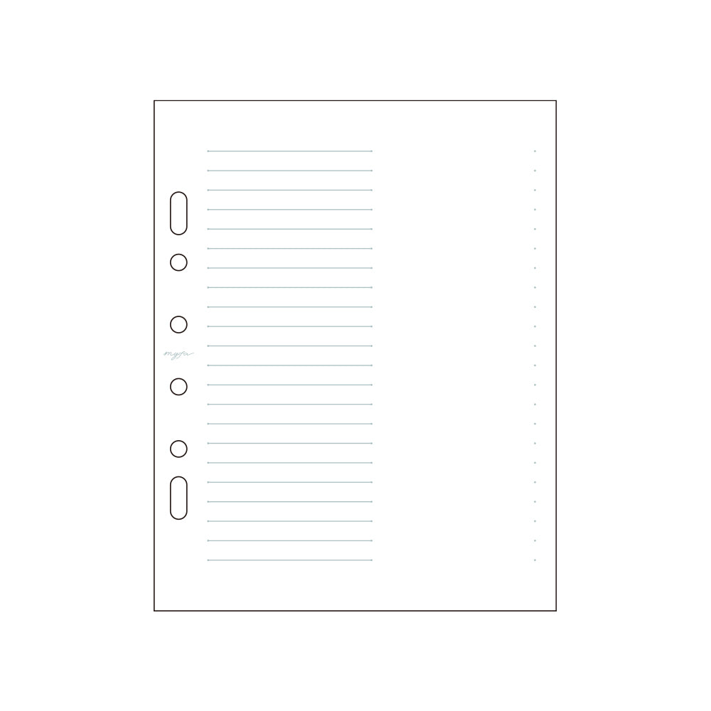 Refill Paper for myfa